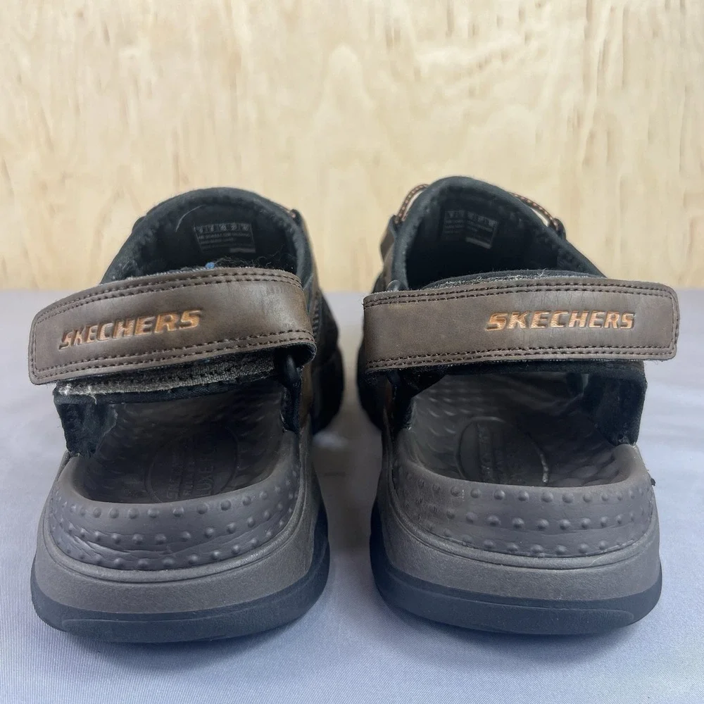 Skechers Relaxed Fit Men's Water Hiking Shoes Size 9 Brown SN204111 Used